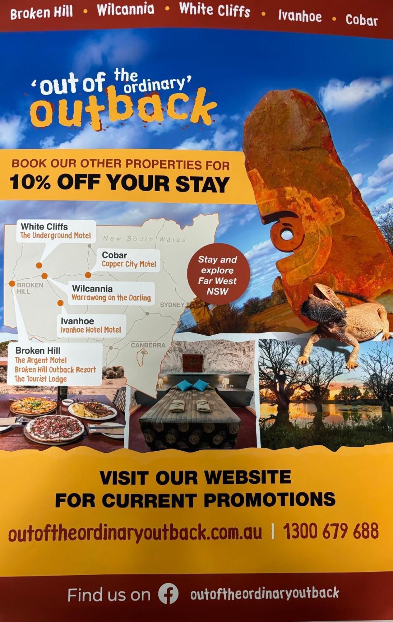 Broken Hill Tourist Lodge Exteriör bild